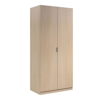 Dmora Armario 2 puertas efecto madera de roble 187x52h180 cm