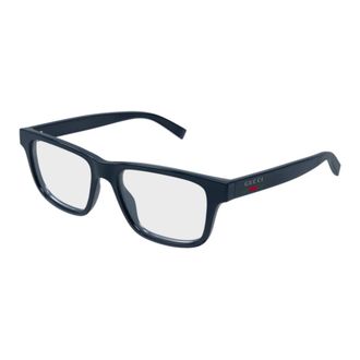 Gucci Rechthoekig Optisch Montuur - unisex - Brillen - Blauw - 53 MM - Accessoires