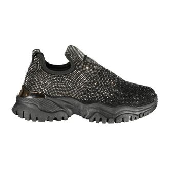 Laura Biagiotti Sneakers, female, Black, Size: 11 US Elastic Sports Shoe