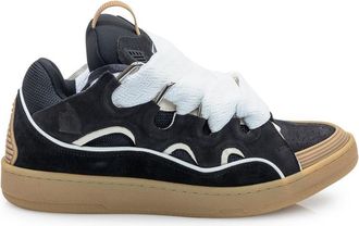 Lanvin Black Curb Sneakers