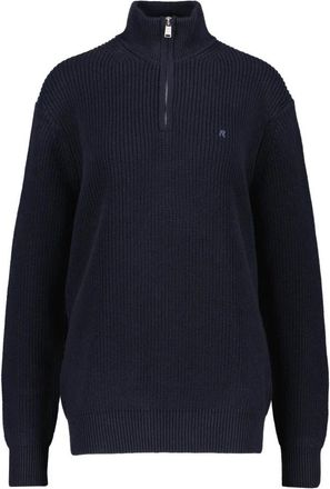 Replay 1/4 Zip Sweater - Heren - Truien - Blauw - Maat: XL Katoen