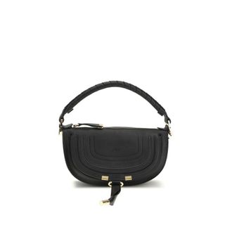Chlo&eacute; Black Calf Leather Bos Taurus Shoulder Womens Bag