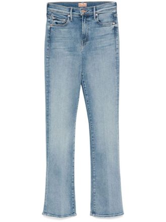 Mother Outsider sneak jeans - women - Polyester/Modal/Cotton/Elastane - 24 - Blue