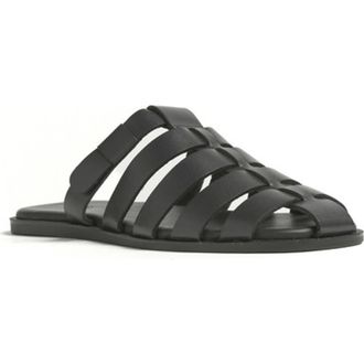 Anthony Veer Lido Sandal in Obsidian Black at Nordstrom, Size 10