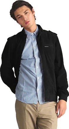 Members Only Mens Soft Suede Iconic Jacket in Black at Nordstrom, Size Xx-Large