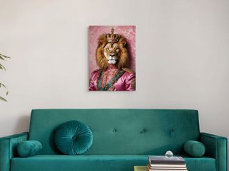 Arte Dal Mondo Adm - Acrylic Print Leone Imperial Pink Parade