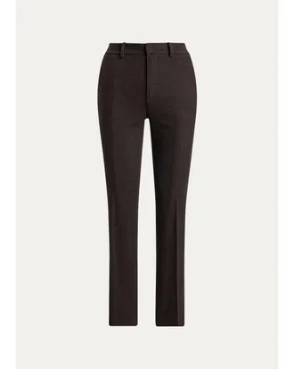 Ralph Lauren Collection Andrey Wool Herringbone Tapered-Leg Ankle Pants
