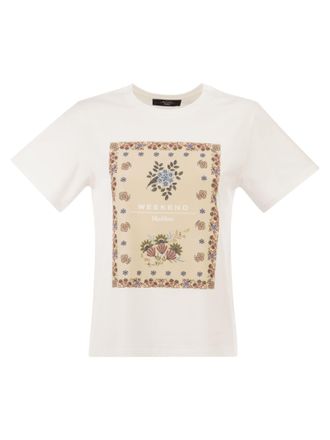 Max Mara Weekend Maxmara Wkdpantera T-shirt van katoenjersey