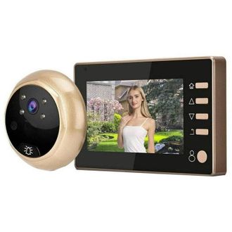 Trade Shop TrAdE Shop Traesio - Spioncino Elettronico Digitale Porta Campanello Con Monitor 4.3 Con Fotocamera