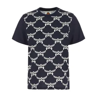 MCM T-Shirts, female, Blue, Size: M T-Shirt
