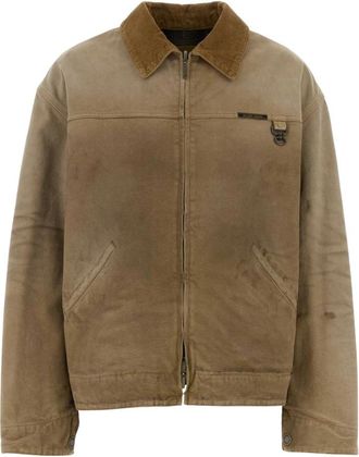 Golden Goose Katoenen Jas - Dames - Zomerjassen - Beige - L - Katoen - Jassen