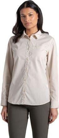 Craghoppers Kiwi Iii Long-sleeved Shirt in Stone at Nordstrom, Size 12