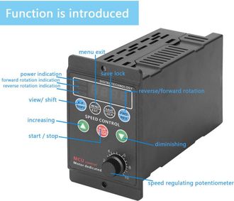 OEM Controlador De Velocidad De Motor Monof&aacute;sico Con Convertidor De Frecuencia De 750 W