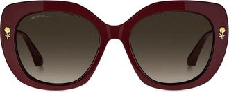 Etro Occhiali da sole Colour Stripes - Rosso