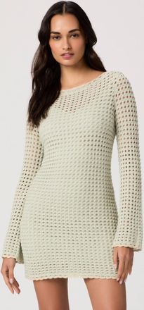 Paige Ariel Mini Dress In Sea Mist