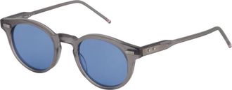 Thom Browne unisex, Accessoires, Grijs, Maat: 45 MM Satijn