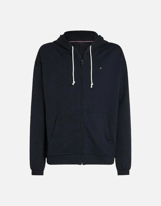 Tommy Hilfiger Mens Tommy Hilfiger Full Zip Hoodie, Desert Sky - Size: 40
