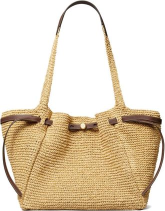 Tory Burch Natural Romy Large Tote