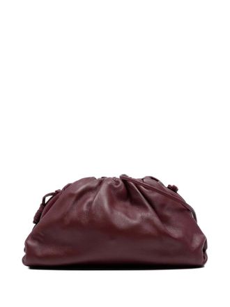 Bottega Veneta 2012-2025 Lambskin The Mini Pouch crossbody bag - women - Lambskin - One Size - Red