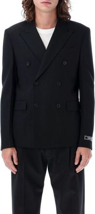 Versace Black Double Breasted Blazer