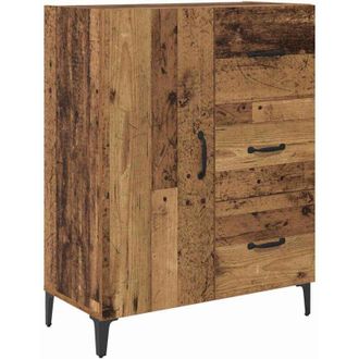 vidaXL Sideboard Old Wood 69.5 x 34 x 90 cm Engineered Wood vidaXL