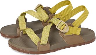Chaco Lowdown Sandal Womens Shoes Meadow Green Olive : 10 B - Medium, Textile
