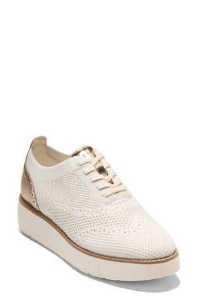 Cole Haan Grand City Platform Oxford in Ivory Knt Gold Ivr at Nordstrom Rack, Size 10