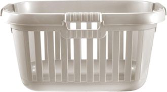 TJ Hughes Laundry Basket Hipster- 2 Colours - Taupe - TJ Hughes