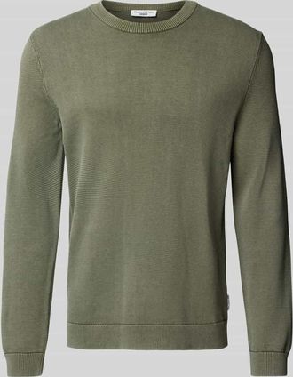 Marc O'Polo Denim Marc OPolo Denim Regular Fit Pullover aus reiner Baumwolle in Oliv, Größe XXL