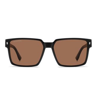 Dsquared2 Sunglasses D2 0202/G/S 80770 Black/Brown Men
