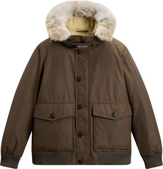 Woolrich Polar Ramar Cloth Detachable Fur Bomber Jacket