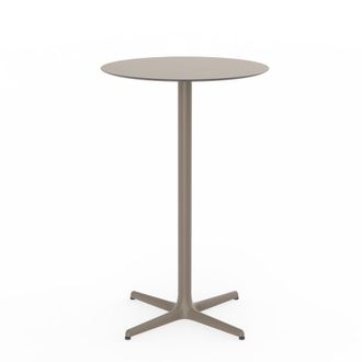 Resol Mesa redonda alta &oslash;70 toledo madera metal marr&oacute;n
