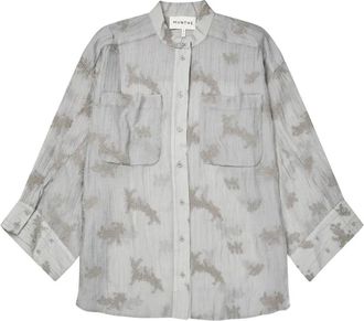 Munthe Overhemden, Dames, Grijs, XS, Shirts