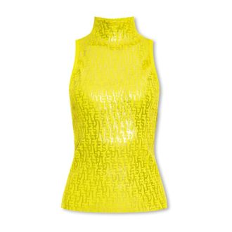 Diesel Dames, Tops, Geel, Maat: XS Katoen