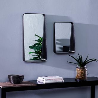 SEI Amboros Decorative Mirrors With Shelves 2Pc Set
