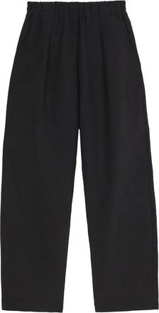 Cortana Broeken, Dames, Zwart, 2Xs, Linnen, Mel, zwarte linnen en zijden broek