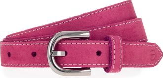Tamaris Lederg&uuml;rtel TAMARIS, Damen, Gr. 11,5, pink, Leder, unifarben, G&uuml;rtel Lederg&uuml;rtel, mit Kontrastnaht