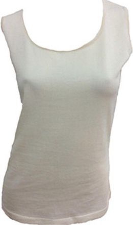 Angel Bra-Friendly Tank Top In Ivory