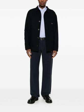 Emporio Armani Navy Corduroy Jeans - Navy