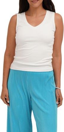 Cyrus V-Neck Tank Top in Bone at Nordstrom Rack, Size X-Large