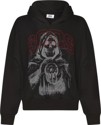 GCDS Gcds Sweaters Zwart - Heren - Hoodies - Zwart - L - Hoodies & sweatvesten