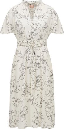 HUGO BOSS Dames/Dames Dalluah Jurk (Zwart, Wit)