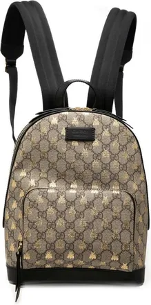 Gucci Pre-owned Gucci Small GG Supreme Bee Backpack Unisex OPK7HOY5T62L1HJH