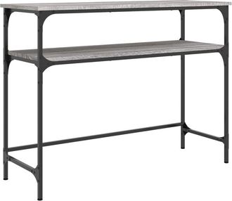 vidaXL Vidaxl - Mesa Consola Madera De Ingenier&iacute;a Gris Sonoma 100x35,5x75 Cm