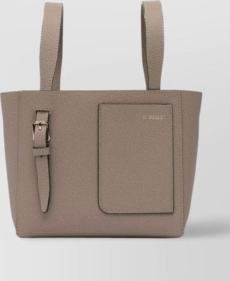 Valextra soft micro bucket bag