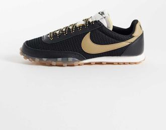 Nike Waffle Racer 26 sneakers nere e kaki-Nero