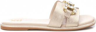 Xti Womens Flat Sandals In Gold