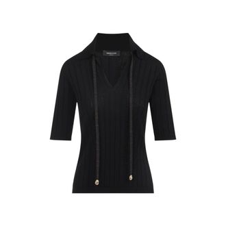 Fabiana Filippi Ribbed Virgin Wool Sweater