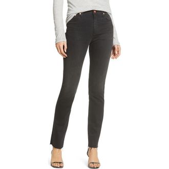AG - Adriano Goldschmied Mari High Waist Raw Hem Ankle Skinny Jeans in 2Yrs Somber at Nordstrom Rack, Size 24
