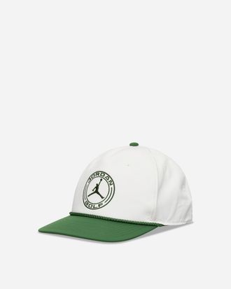 Nike Jordan Jordan Pro Structured Dri-FIT Flat-Brim Golf Hat Sail / Forest Green